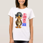 T-shirt Dapper Duck Donning Shades et Bandana (Devant)