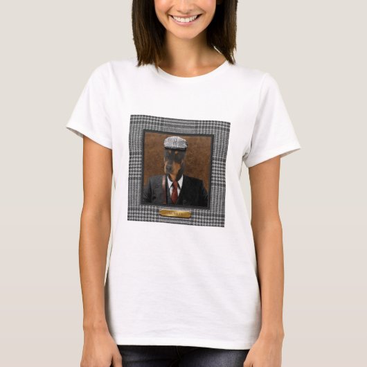 T-shirt Dapper Toity Hoity Doberman Classic Tee (Devant)