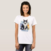 T-shirt Dapper Tuxedo Cat (Devant entier)