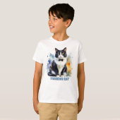 T-shirt Dapper Tuxedo Cat (Devant entier)