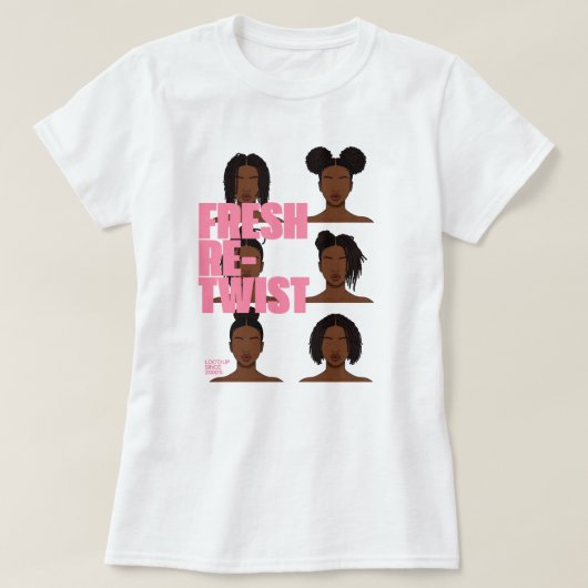 T-shirt d'appréciation de retordage de dreadlocks (Design devant)