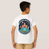T-shirt d'apprentissage spatial (Dos entier)