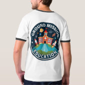 T-shirt d'apprentissage spatial (Dos entier)