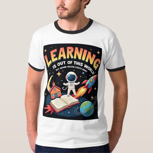T-shirt d'apprentissage spatial (Devant)