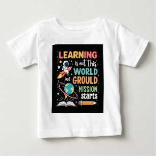 T-shirt d'apprentissage spatial pour bébé