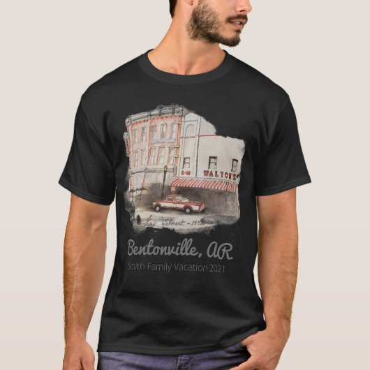 T-shirt d'aquarelle Walmart S-5x pour hommes (Devant)