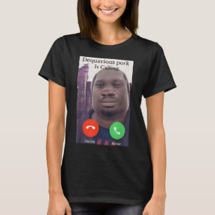 T-shirt Daquavious Pork appelle mème John Pork mème