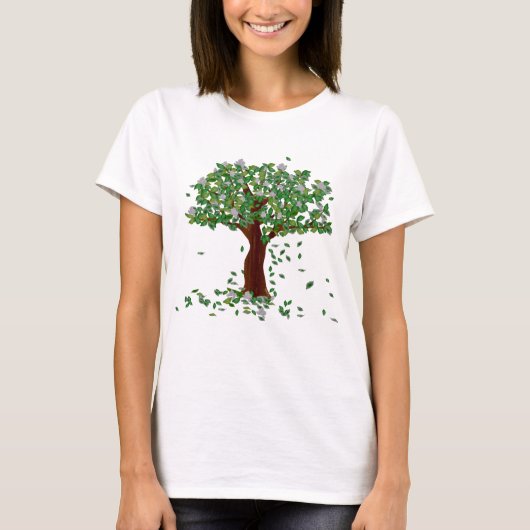 T-Shirt d'arbre de Magnolia (Devant)