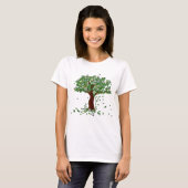 T-Shirt d'arbre de Magnolia (Devant entier)