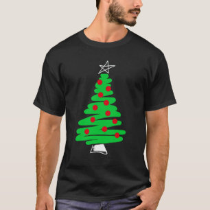 T-shirt d'arbre de Noël