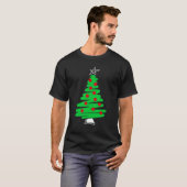 T-shirt d'arbre de Noël (Devant entier)
