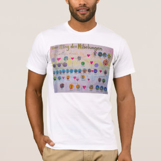 T-shirt d'arbre généalogique de DES Nibelungen
