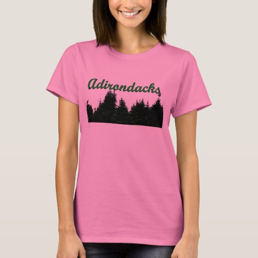 T-shirt d'arbres d'Adirondack (Devant)