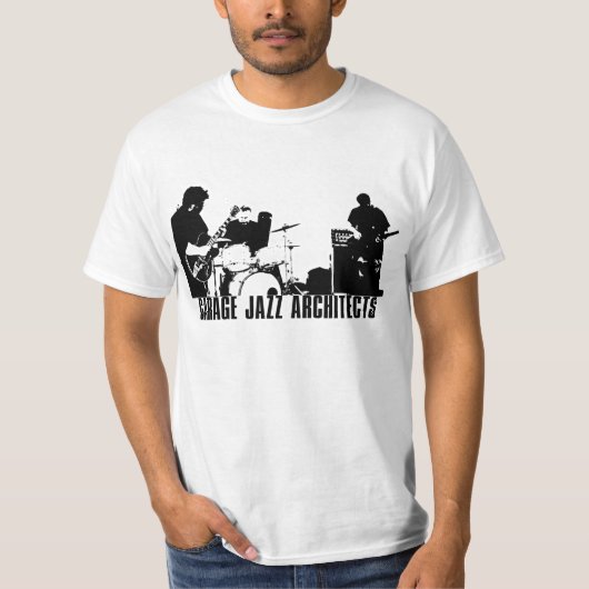 T-shirt d'architectes de jazz de garage (Devant)