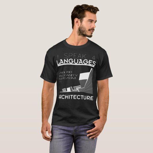 T-shirt d'architecture Funny Architect Poison (Devant entier)