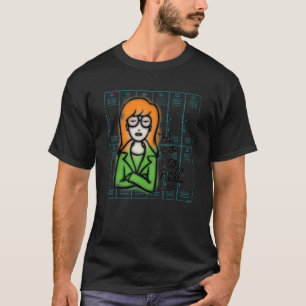 T-shirt Daria Hi S'Éloigne Avec Des Casiers