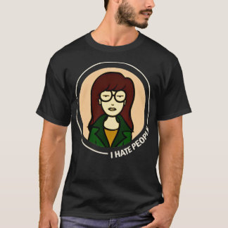 T-shirt Daria Je déteste les gens