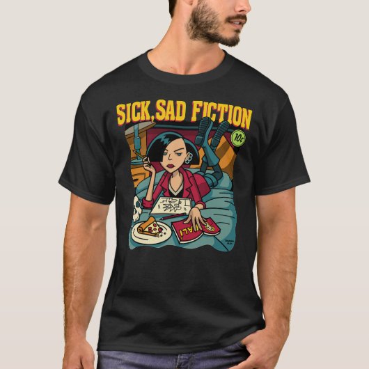 T-Shirt Daria Sick Sad Fiction Classic T-Shirt (Devant)