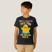 T-shirt Daring Duckie - Guerrier du cancer du sein (Devant entier)
