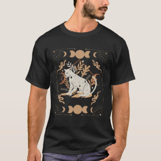T-shirt Dark Academia Aesthetic Celestial Boho Tarot Leopa