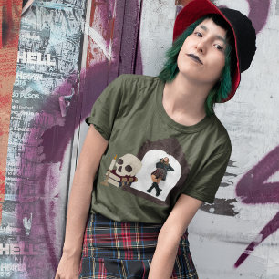 T-shirt Dark Academia Graphic avec photo