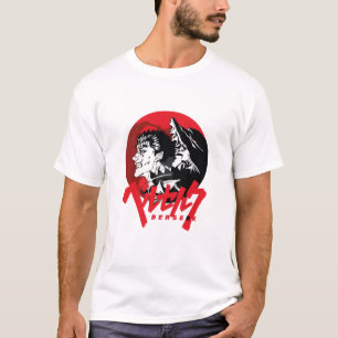 T-shirt Dark Anime Warrier Retro Red Art