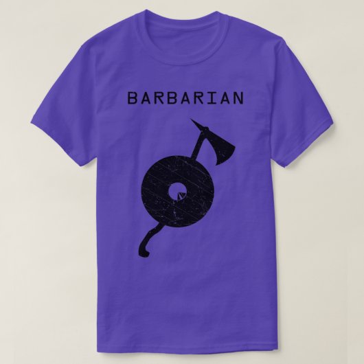 T-shirt Dark barbare à la lumière (Design devant)