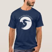 T-shirt Dark blue unisex tee (Devant)