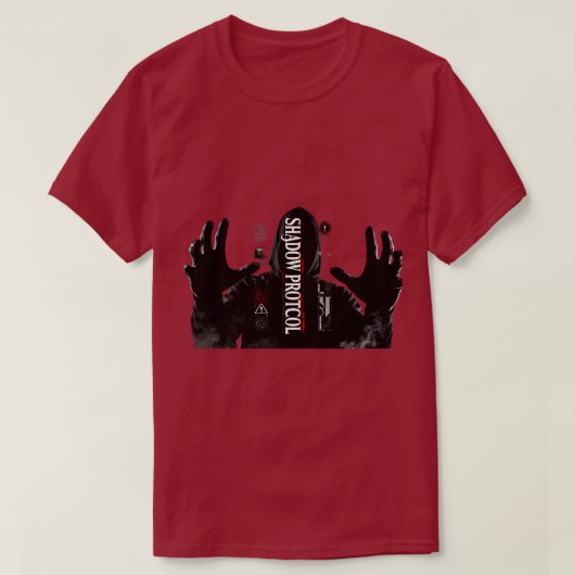 T-Shirt Dark Cyberpunk Hacker Techwear (Design devant)