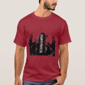 T-Shirt Dark Cyberpunk Hacker Techwear (Devant)