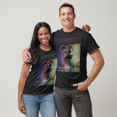 T-shirt Dark Fallen Angel Statue\Gothic Cathedral T-Shir (Unisexe)