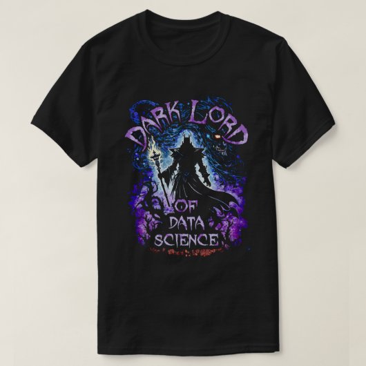 T-shirt Dark Lord Of Data Science (Design devant)