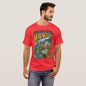 T-shirt Dark Men's Growing Up in Mandan (Devant entier)