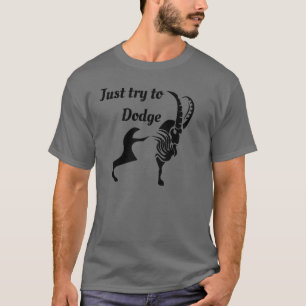 T-shirt Dark Moody Ram Essaie juste d'esquiver