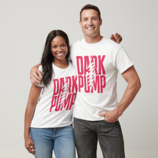 T-shirt Dark Pump Glitch Tee – Chemise à typographie néon 