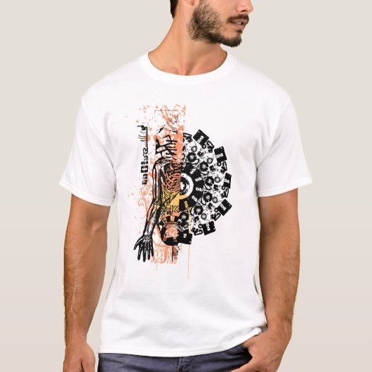 T-shirt darkness001white (Devant)