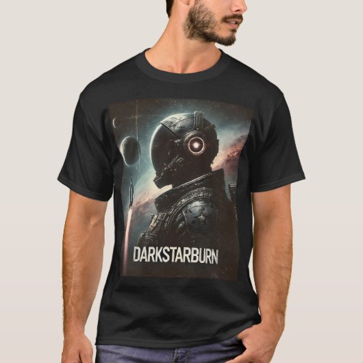 T-shirt DarkStaBurn (Star Man) (Devant)