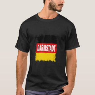 T-shirt Darmstadt Allemagne avec drapeau allemand