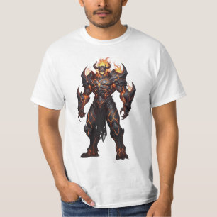 T-shirt d'Armure Obsidienne cinématographique
