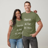 T-shirt Daron et fier de (Unisexe)