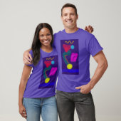 T-Shirt d'Art Abstrait Coloré (Unisexe)