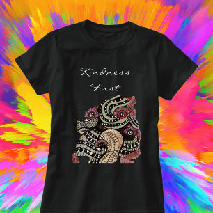 T-shirt d'art Abstrait Tentacles d'oeil psychédéli