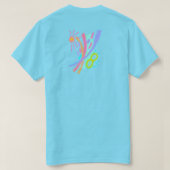 T-Shirt d'Art Abstrait Unique (Design dos)