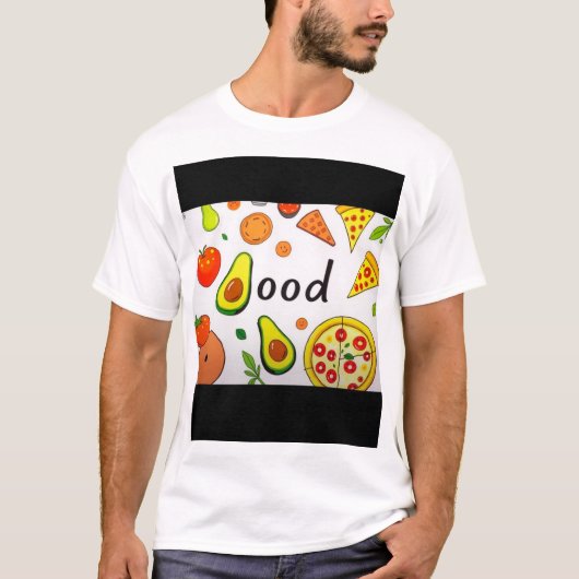 t-shirt d'art alimentaire (Devant)