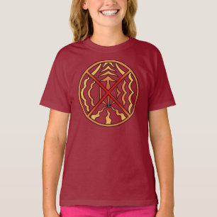 T-shirt d'art autochtone Eléments de fille bio Che