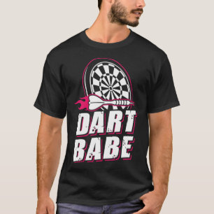 T-shirt Dart Babe fléchettes Joueuse fléchettes Dames fill