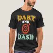 T-shirt Dart Board Dart and Dash Bullseye Dar for Teams (Devant)