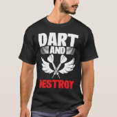 T-shirt Dart Board Dart and Destroy Dar for Teams (Devant)