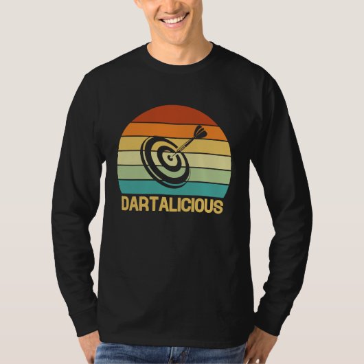 T-shirt Dart Board Dartalicious Bullseye Dar for Teams (Devant)