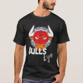 T-shirt Dart - Bullseye Dartboard Funny Dartboard Joueur (Devant)